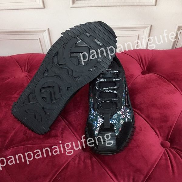 

new luxury designer sneaker womens casual shoes sneakers low-canvas shoes fashion platform solid heighten shoess, Black