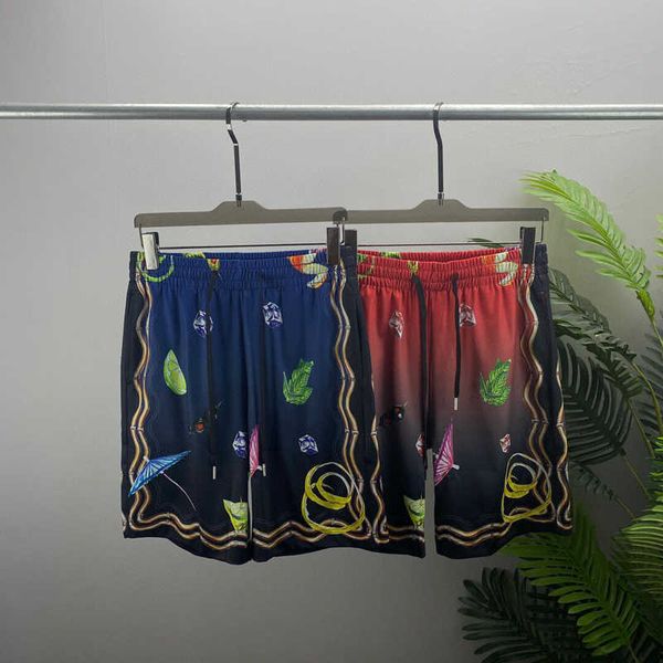 

men's shorts men pants men's hip hop harajuku casual beach shorts haiian shorts streetwear holiday fashion print streetwear mascul, White;black