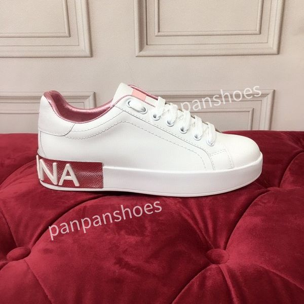 

2023fashion casual shoes women designer leather lace-up sneaker fashion lady flat running trainers letters womans shoes platform women gym s, Black