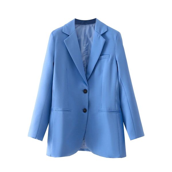 

pants women fashion loose straight suit solid color blazers vintage long sleeve temperament ol coat female outerwear chic, White