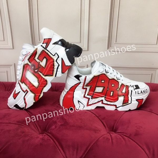 

new fashion casual shoes mens designer leather lace-up sneaker fashion lady flat running trainers letters shoes platform men women gym sneak, Black