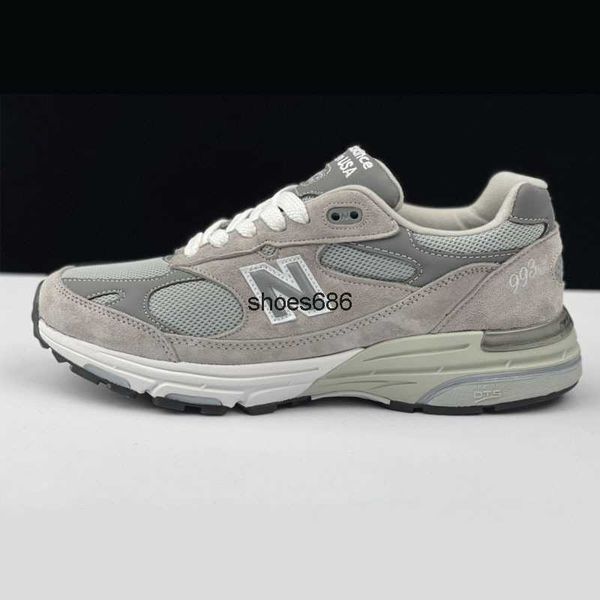 

pure original nb992 presidential running shoes nb993 grey suede running shoes female, Black