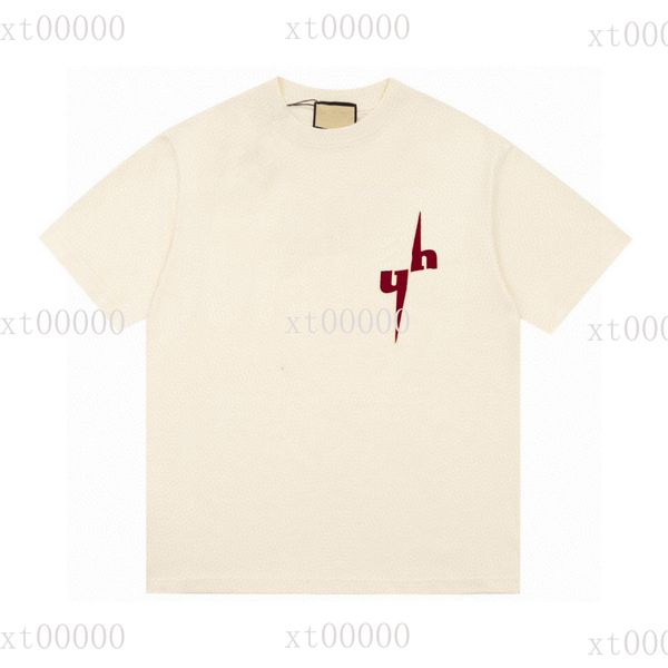 

23ss designer letter printed t shirts tee sweatshirt fashion high street short sleeves summer casual t-shirt breathable men women crew neck, Black;brown