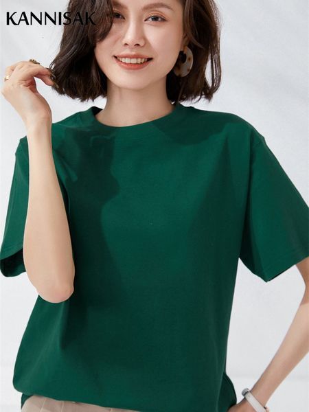 

women's t-shirt women t-shirts summer solid short sleeve loose o-neck 100% cotton casual ladies shirts harajuku korean woman tshirts 2, White