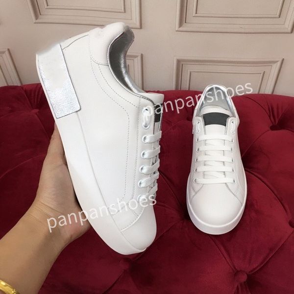

2023fashion casual shoes women designer leather lace-up sneaker fashion lady flat running trainers letters womans shoes platform womens gym, Black