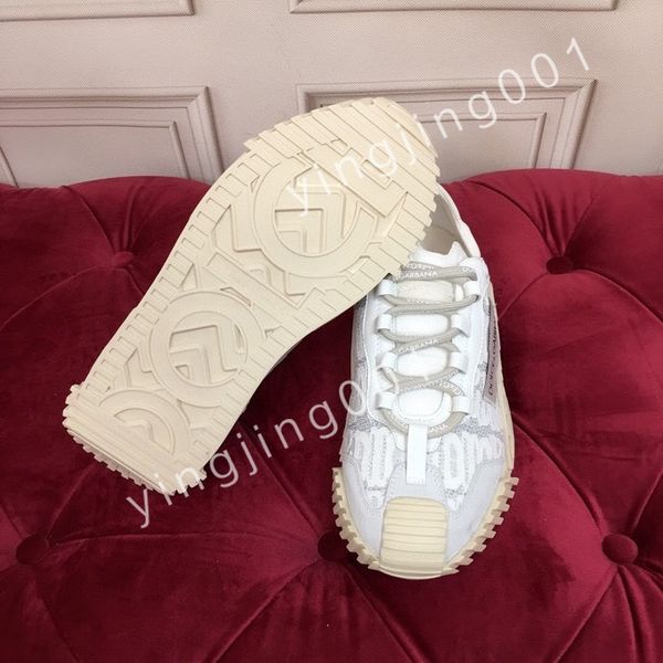 

luxurys designer mens causal shoes fashion woman leather lace up platform sole sneakers white men women, Black