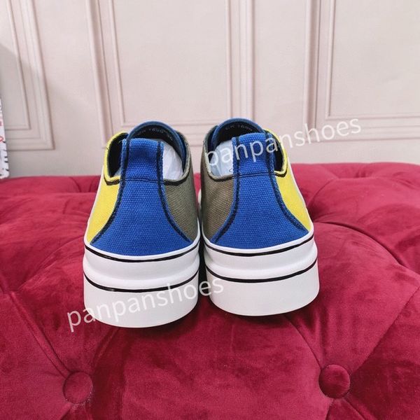 

2023new fashion brand casual shoes men designer leather lace-up sneaker fashion lady flat running trainers letters womans shoes platform men, Black