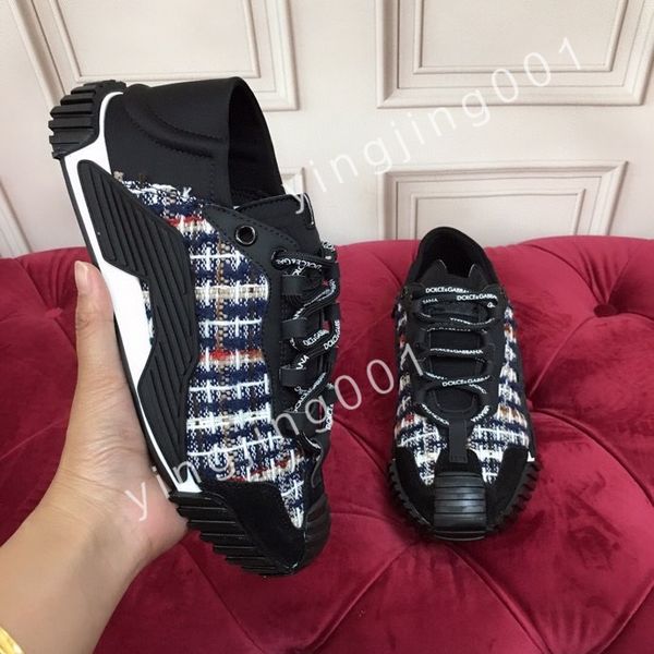 

luxurys designer mens causal shoes fashion woman leather lace up platform sole sneakers white mens womens, Black