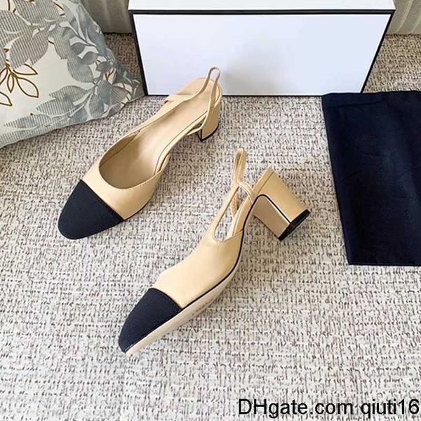 

dress shoes ladies dress shoes sandals leather high heels spring and autumn pointed toe height 6.5cm 35-40, Black