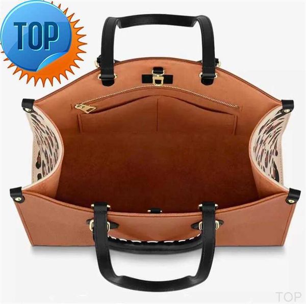 

designer bags women onthego handbags braided cowhide leather wild at heart leopard-print luxury handbag pu