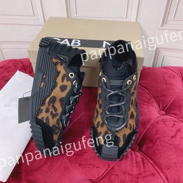 

new luxurys designer casual shoes mens shoe fashion sneakers lady white leather shoe lace-up sneaker platform shoess, Black