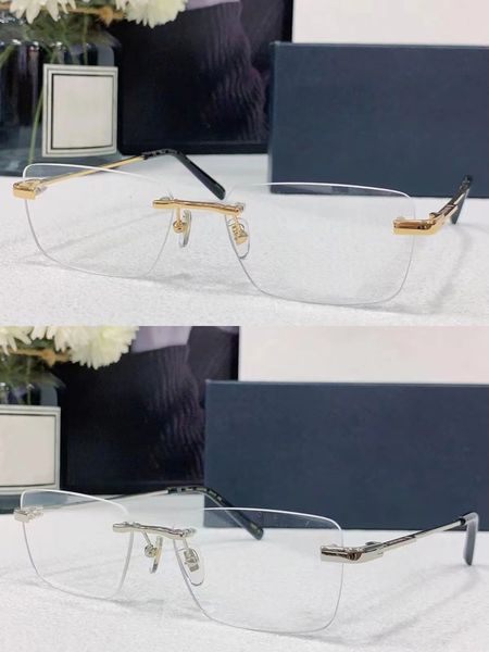

Fashion design Women's sunglasses VCH479 Square clear lens simple mirror leg logo men on business trip driving UV protection glasses