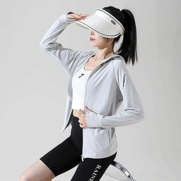 

nylon ice sensitive sun jacket protection clothing womens outdoor sports uv, Black;brown