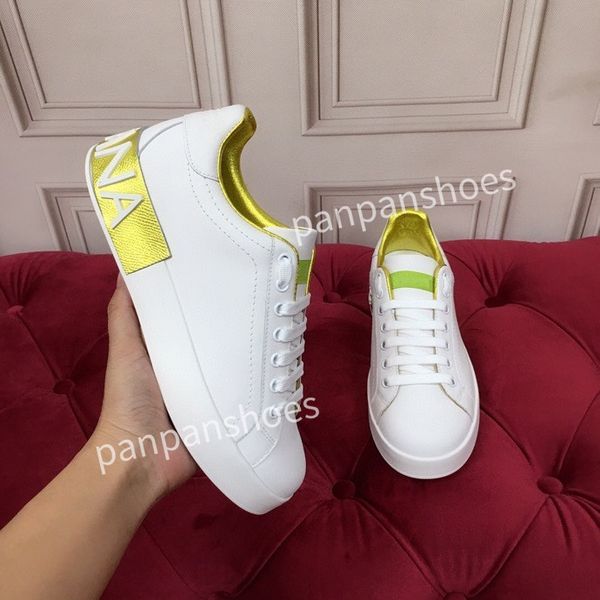 

2023fashion casual shoes men designer leather lace-up sneaker fashion lady flat running trainers letters womans shoes platform women gym sne, Black