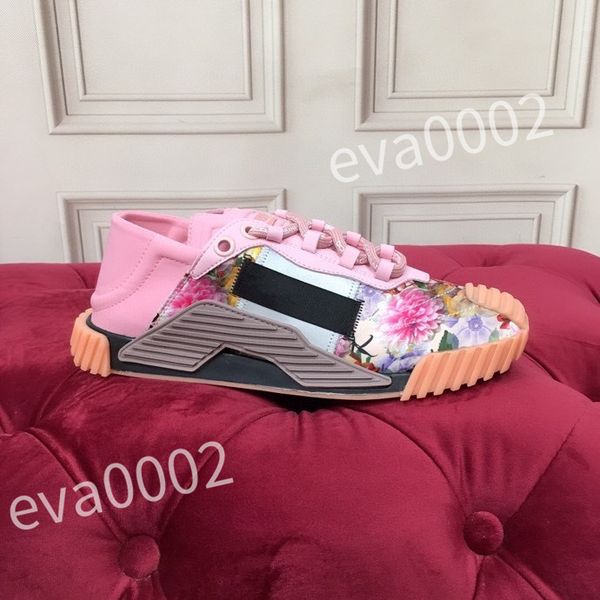 

new luxury casual shoes women designer shoes travel leather lace-up sneaker fashion lady flat running trainers letters woman shoe platform m, Black