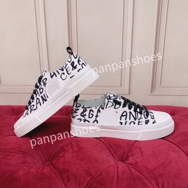 

2023fashion brand casual shoes womens designer leather lace-up sneaker fashion lady flat running trainers letters womans shoes platform men, Black