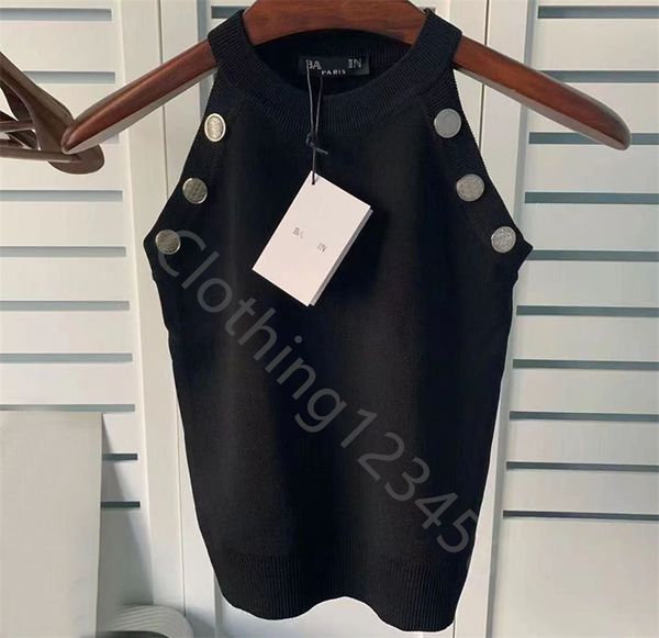 

designer tanks camis womens clothing women tank summer sleeveless lady tees sports bra fashion ladies vest black breathable knitted vests y, White