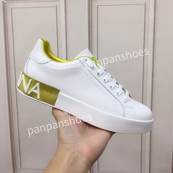 

fashion casual shoes men designer leather lace-up sneaker fashion lady flat running trainers letters womans shoes platform women gym sneaker, Black
