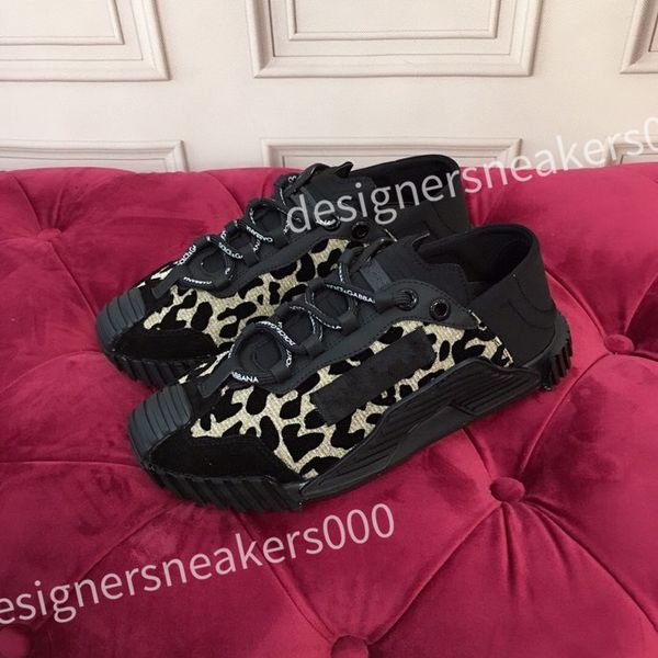 

2023 new designer women men casual shoes fashion genuine leather trainers women's travel shoes sneakers platform lace up mens, Black