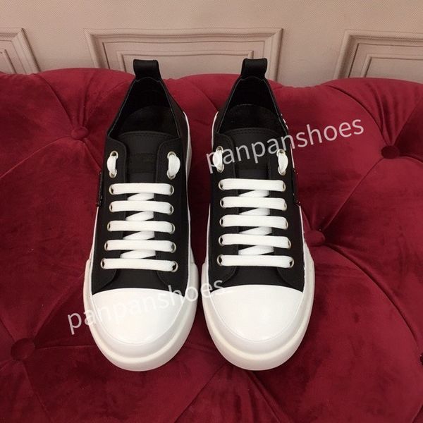 

2023fashion brand casual shoes womens designer leather lace-up sneaker fashion lady flat running trainers letters womans shoes platform wome, Black