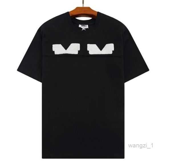 

maison summer fashion margiela womens designers long cotton tshirts clothing 7oal, White;black