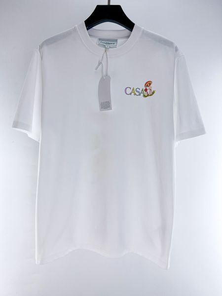 

2023 summer fashion mens white t shirt highquality print design us size cotton material brand designer tshirt, White;black