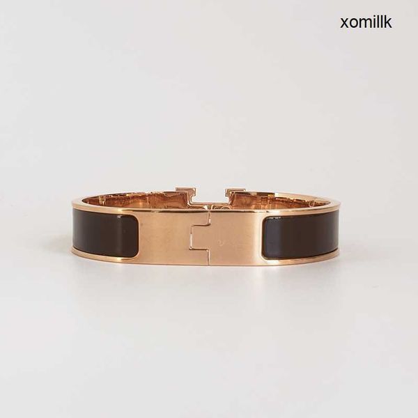 

charm gold cuff bracelets designer for women men h bangle luxury brand fashion everyday accessories luxurious jewelry party wedding valentin, Black