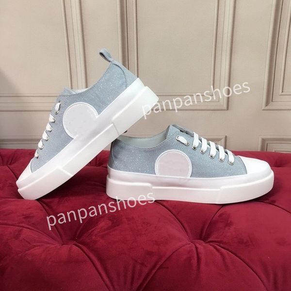 

2023new fashion brand casual shoes mens designer leather lace-up sneaker fashion lady flat running trainers letters womans shoes platform me, Black