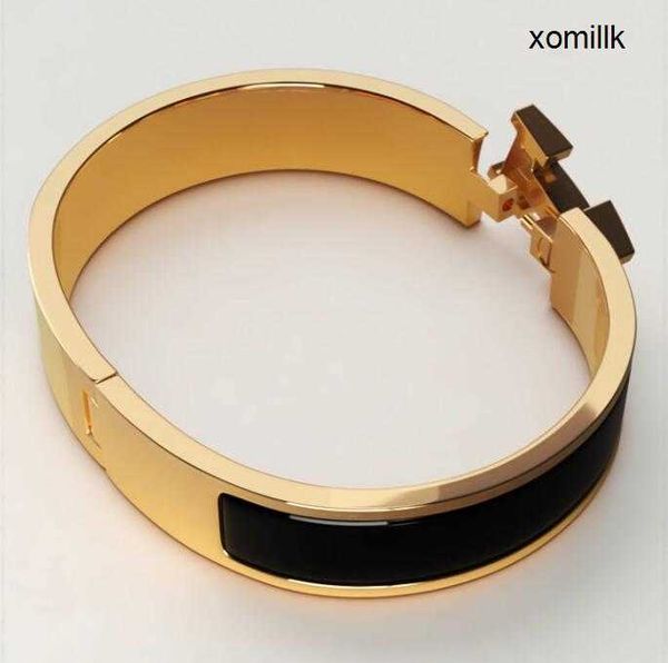 

g bangl h e jewelry bracelets designer bracelet stainless steel man mens 18 color gold buckle for men and woman fashion jewelry s box cll xd, Black