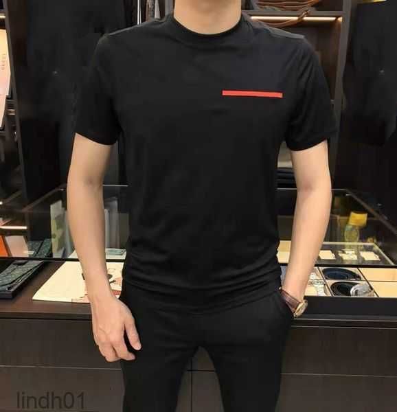 

tshirts mens t shirts designer man shorts tees summer breathable shirt with budge letters design short sleeves size m-3xl adim, White;black