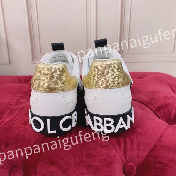 

luxurys designer casual shoes men shoe fashion sneakers lady white leather shoe lace-up sneaker platform shoess, Black