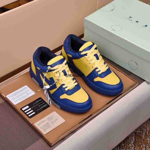 

2023 new spring and summer small white shoes men offs ow white shoes casual shoes men's fashion shoes, Black