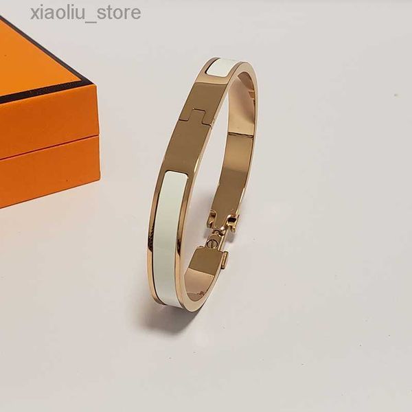 

bangle designer design 8mm wide bangle stainless steel gold buckle bracelet fashion jewelry bracelet for men and women, Black