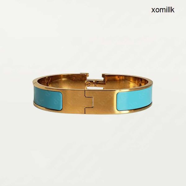 

bangle lassic h bracelet designer 18k gold luxury brand enamel valentine's day mother' jewelry holiday gifts cll utyg, Black