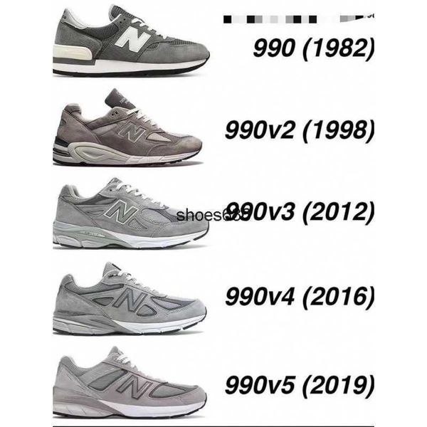 

nb990 full range suede casual sports jogging men and women's dad shoes, Black