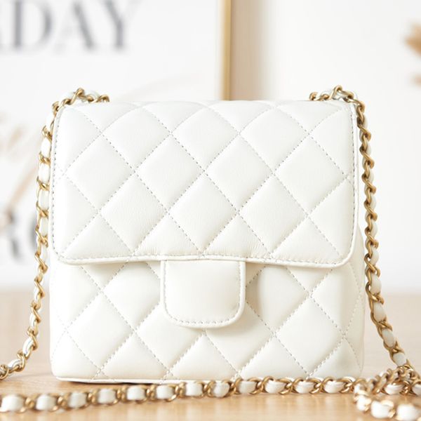 

cf 10a bag flip sheepskin luxury designer bags 17cm woman shoulder bag chain bags c211