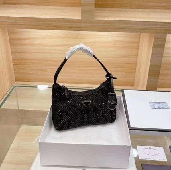 

crossbody bags luxury brand designer rhinestone diamond biling tote women underarm handbag shoulder female purses