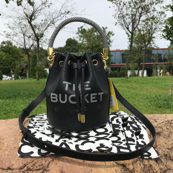 

luxury designer women's bags rich barrels real classic marc cannes modeling leather crossbody bucket bag 13 colour