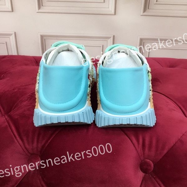 

2023 luxurys designer womens mens casual shoes fashion genuine leather trainers women's travel shoes sneakers platform lace up men, Black