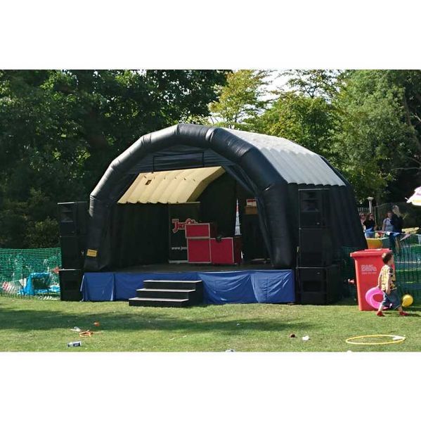 

4mwx3mdx2.5mh giant 6/7/8/10m wide outdoor inflatable stage cover tent for concert performance events
