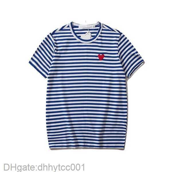 

fashion mens t-shirts designer red play heart shirt casual tshirt cotton embroidery short sleeve summer t-shirt 8cki, White;black