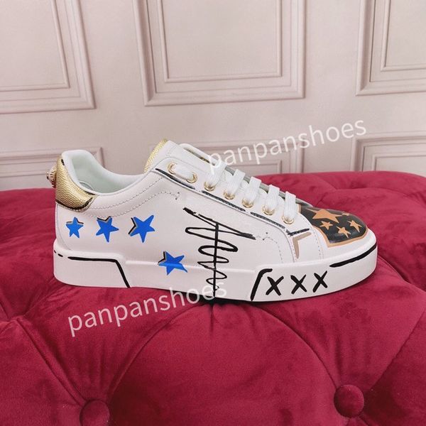 

fashion casual shoes mens designer leather lace-up sneaker fashion lady flat running trainers letters womans shoes platform men gym sneakers, Black
