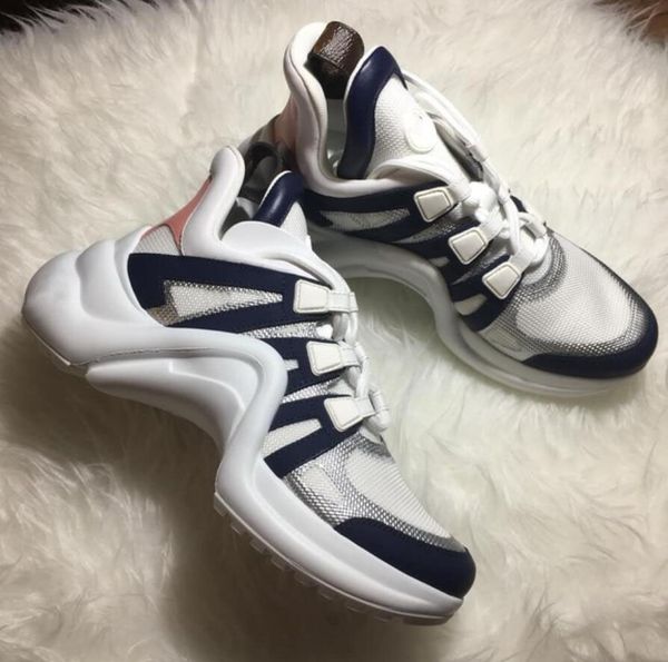 

women low casual shoes sneaker archlight sneakers dress shoes lace up classic brown trainers chunky trainers leather sneakers siez 35-41, Black