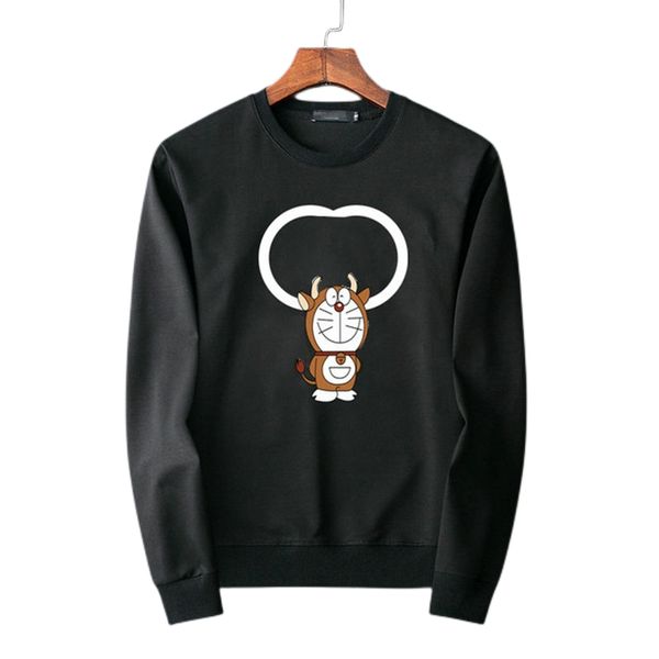 

men's hoodie sweatshirt men's fashion casual printed alphabet cotton streetwear hoodie hoodie 14, Black