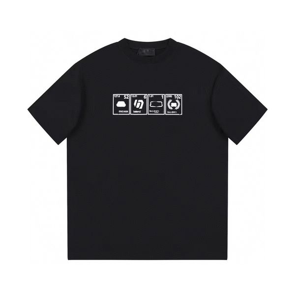 

mens t shirt casual summer man womens trend tees letters letter print classic short sleeves tshirt luxury men hip hop quality clothes, White;black