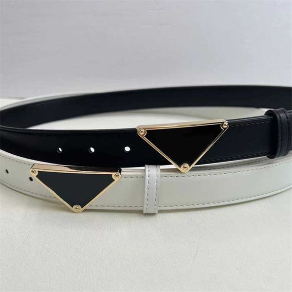 

black white designer belt womens leather buckle belts slim cintura uomo belt buckles for girls triangle brand letter p jeans belts, Black;brown