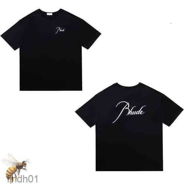 

t men's t-shirts embroidery letter rhude shirt tshirts set64cp innd, White;black