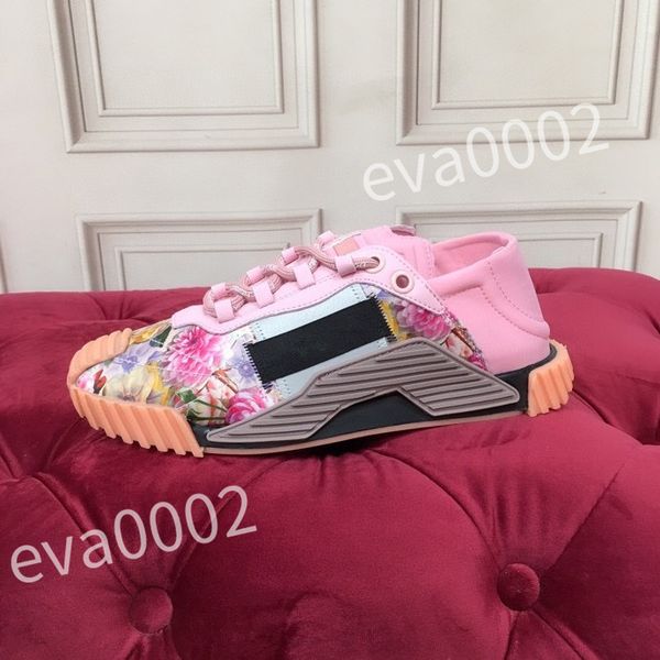 

luxury casual shoes women designer shoes travel leather lace-up sneaker fashion lady flat running trainers letters woman shoe platform men s, Black