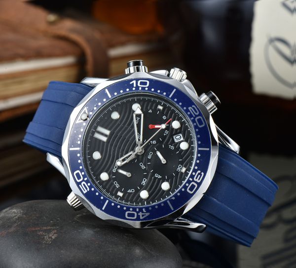 

watch quartz mens watches 42mm silver wristband waterproof all stainless steel wristband fashion designer wristwatch o37, Slivery;brown