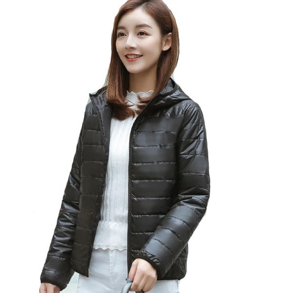 

parkas fashion winter coat women down jacket female warm puffer jacket womens ropa de mujer chaqueta femme veste 2020 clothes, Black